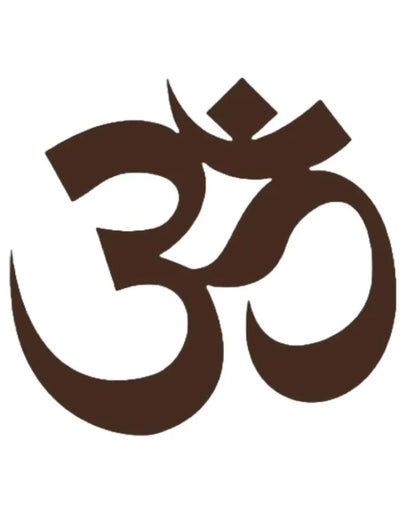 Om Symbol Wooden Brown Led Backlit For Home Office And Mandir Decoration 12 Inches