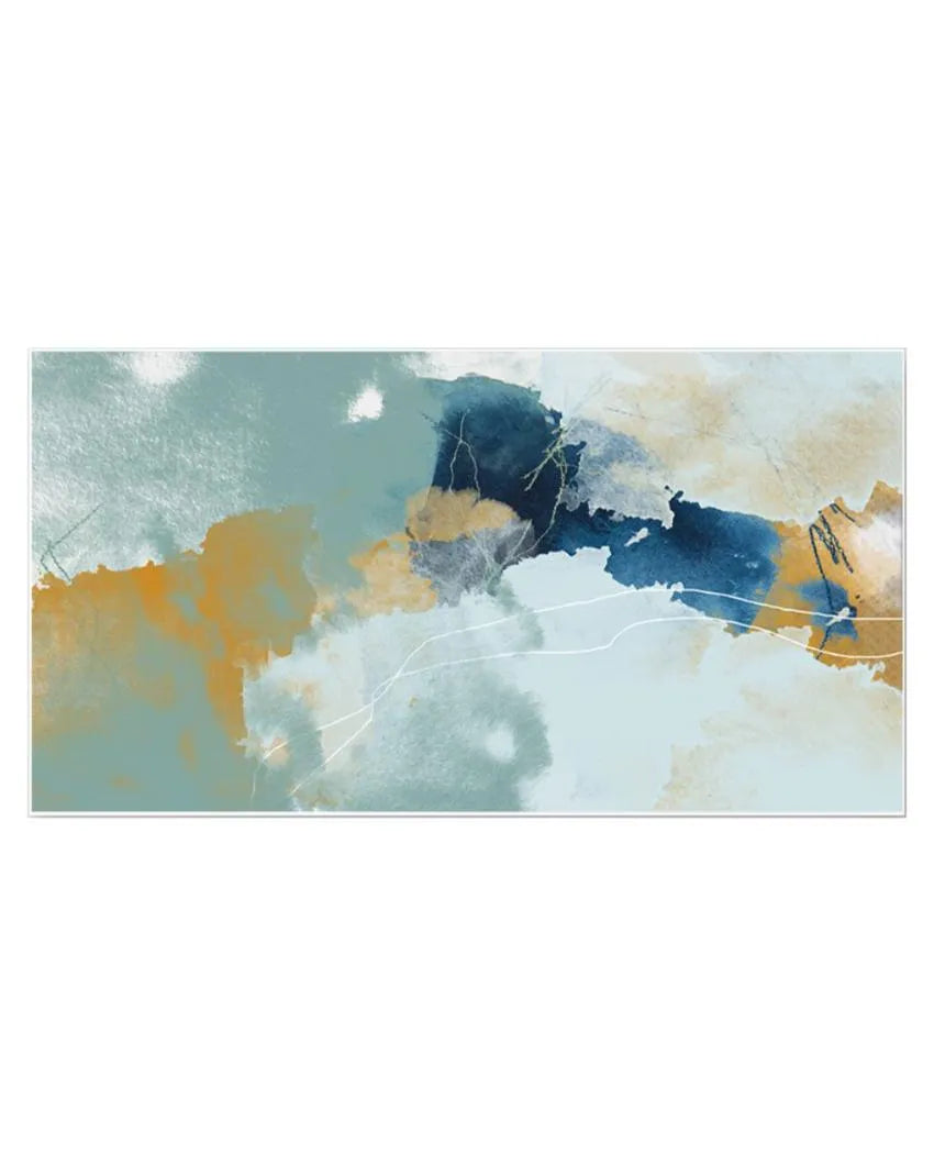 Wall Decoration Colorful Cloud Canvas Floating Frame Wall Painting 24x12 inches