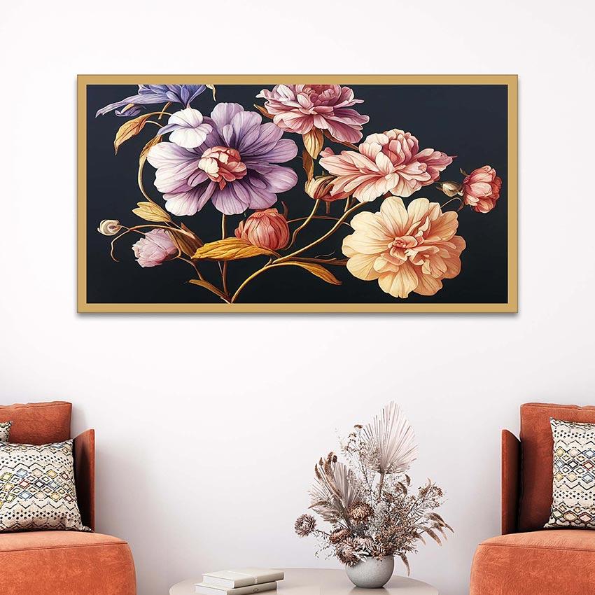 Beautiful Floral Canvas Wall Painting