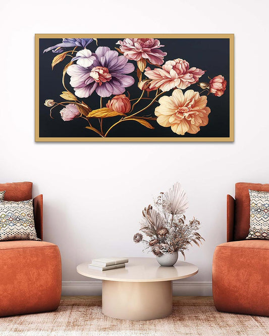 Beautiful Floral Canvas Wall Painting