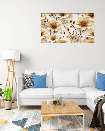 Floral Canvas Wall Painting