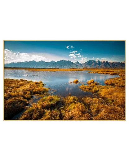 Spring Mountains Landscape Art Canvas Wall Painting