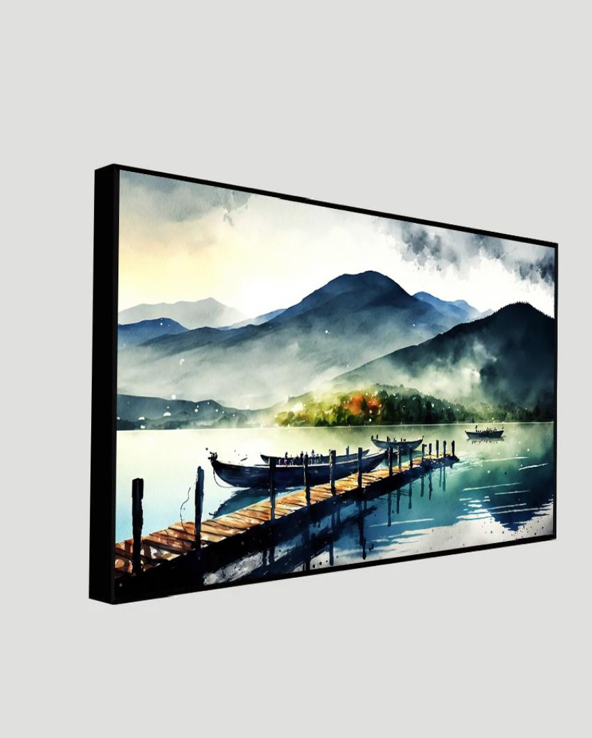 Digital Landscape Nature Scenery Canvas Wall Painting