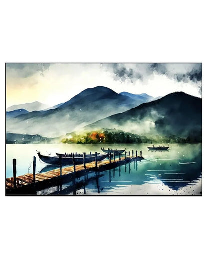 Digital Landscape Nature Scenery Canvas Wall Painting