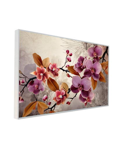 Orchid Flowers Art Canvas Wall Painting