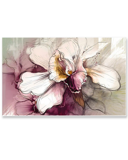 Beautiful Orchid Floral Painting Canvas Wall Painting
