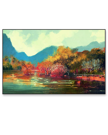 Autumn Forest Nature Landscapes Canvas Wall Painting