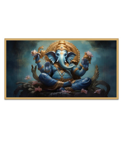 Lord Ganesha Canvas Wall Painting For Home Decor