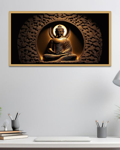 Meditating Buddha Religious Art Canvas Painting For Wall Decoration