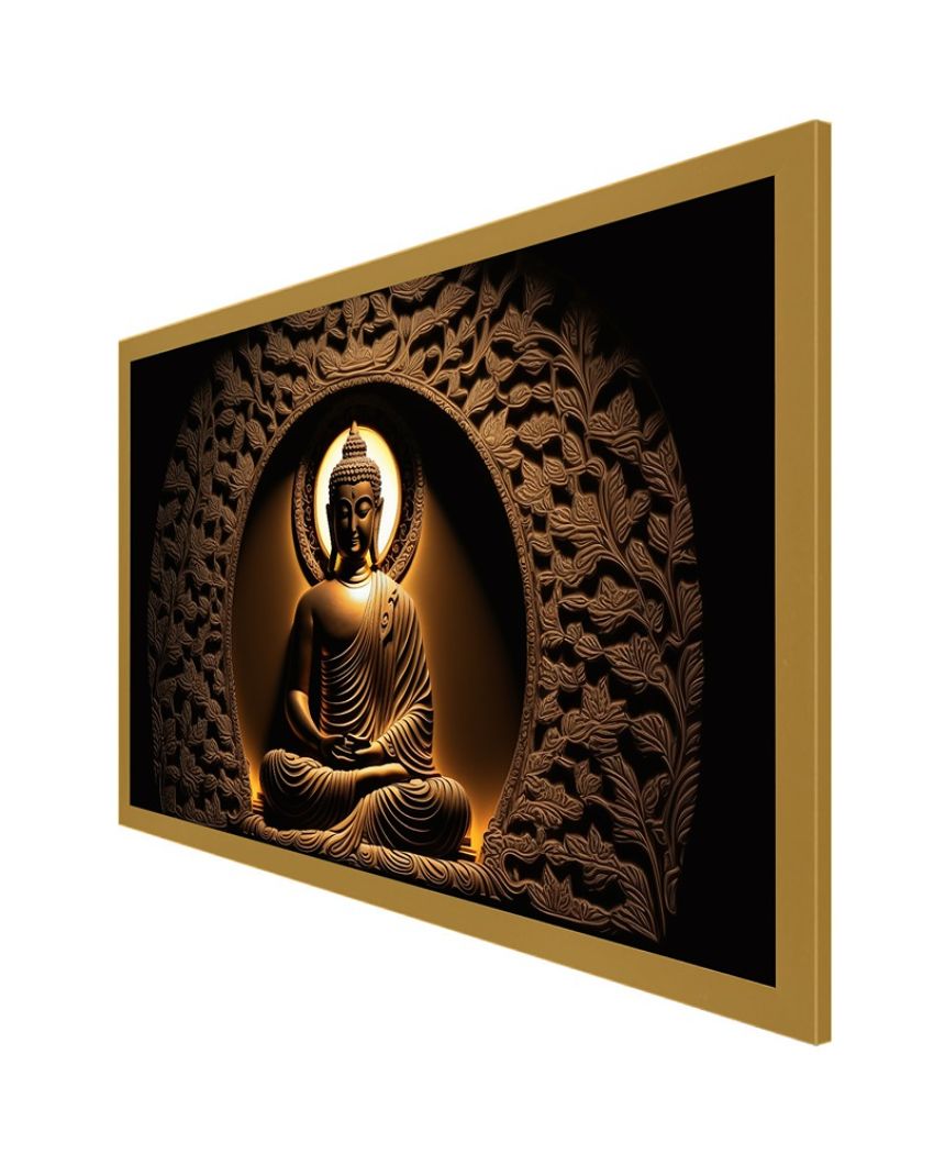 Meditating Buddha Religious Art Canvas Painting For Wall Decoration