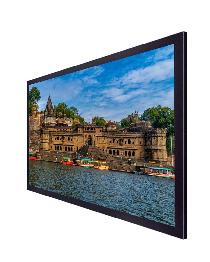 Maheshwar Fort On The Banks Of Narmada River Canvas Wall Painting