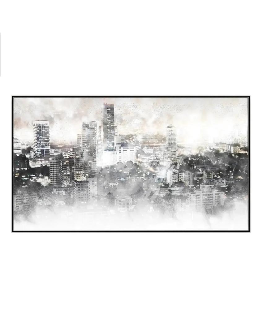 Dust of Snow Canvas Frame Wall Painting 24x12 inches