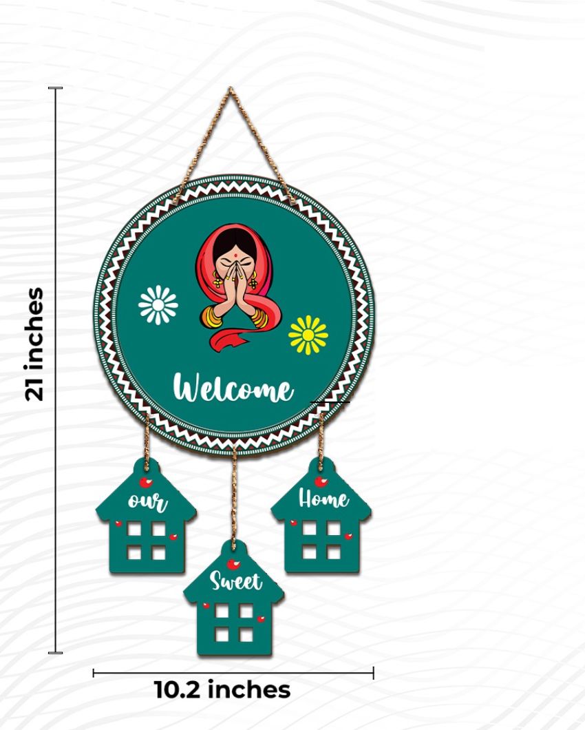 Welcome To Sweet Home Wall Hangings | 10 x 21 inches