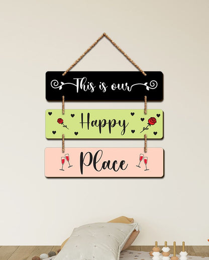 Motivational Quotes Printed Mdf Wooden Wall Hanging | 12 x 14 inches