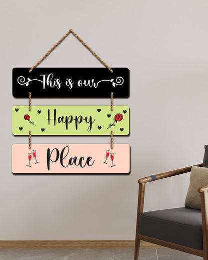 Motivational Quotes Printed Mdf Wooden Wall Hanging | 12 x 14 inches