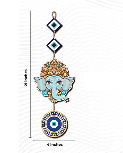 Lord Ganesha Decoration Wall Hanging | 4 x 21 inches