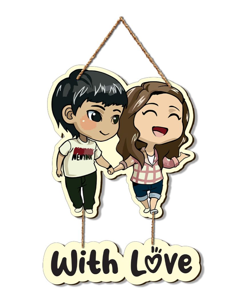 Couple Gifts Decorative Wall Hanging | 9 x 16 inches