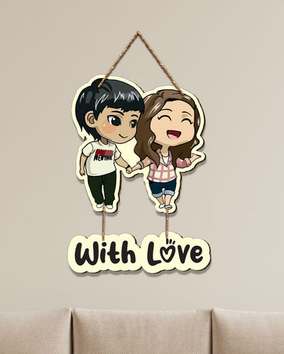 Couple Gifts Decorative Wall Hanging | 9 x 16 inches