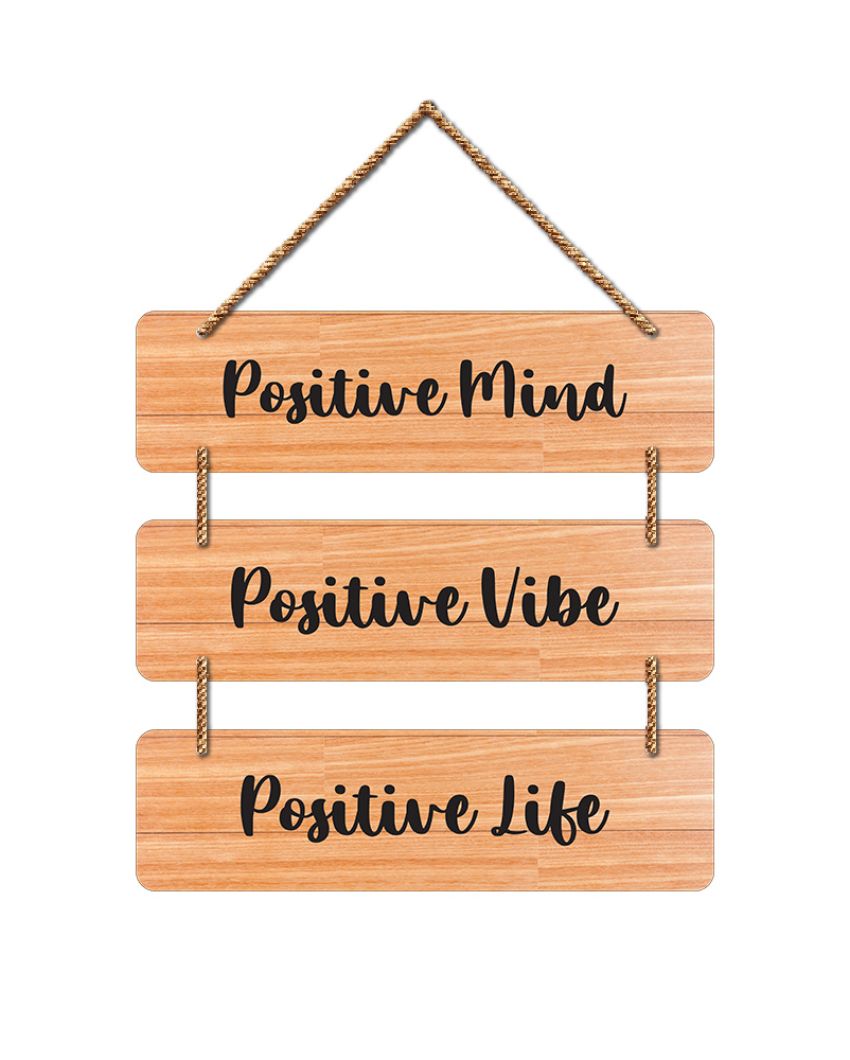 Daily Inspiration Motivational Quote Wooden Wall Hanging | 12 x 14 inches