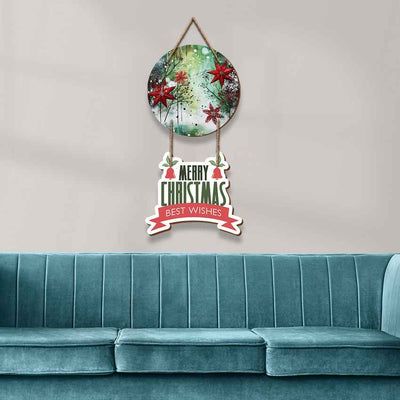 Heartwarming Christmas Spirit Wall Hanging | 21 x 9 inches