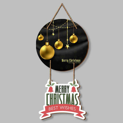 Delightful Merry Christmas Hanging Wall | 21 x 9 inches