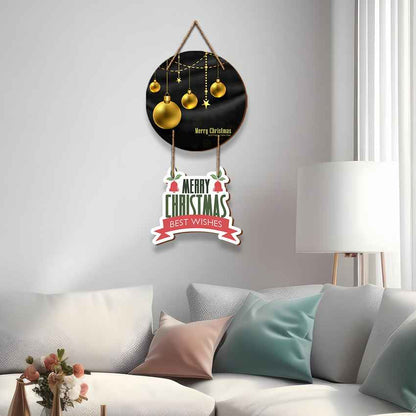 Delightful Merry Christmas Hanging Wall | 21 x 9 inches