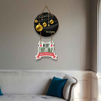 Delightful Merry Christmas Hanging Wall | 21 x 9 inches