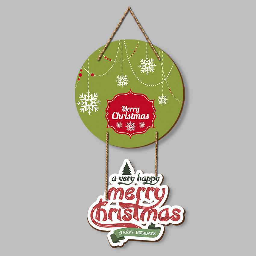 Cheerful Christmas Cheer Wall Hanging | 21 x 9 inches