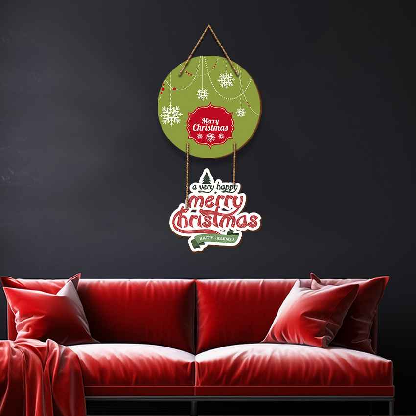 Cheerful Christmas Cheer Wall Hanging | 21 x 9 inches