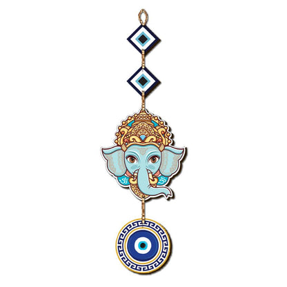 Shree Ganesha Mdf Wall Hangings | Set Of 2