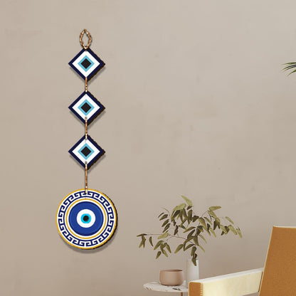 Butterfly & Evil Eye Mdf Wall Hangings | Set Of 2