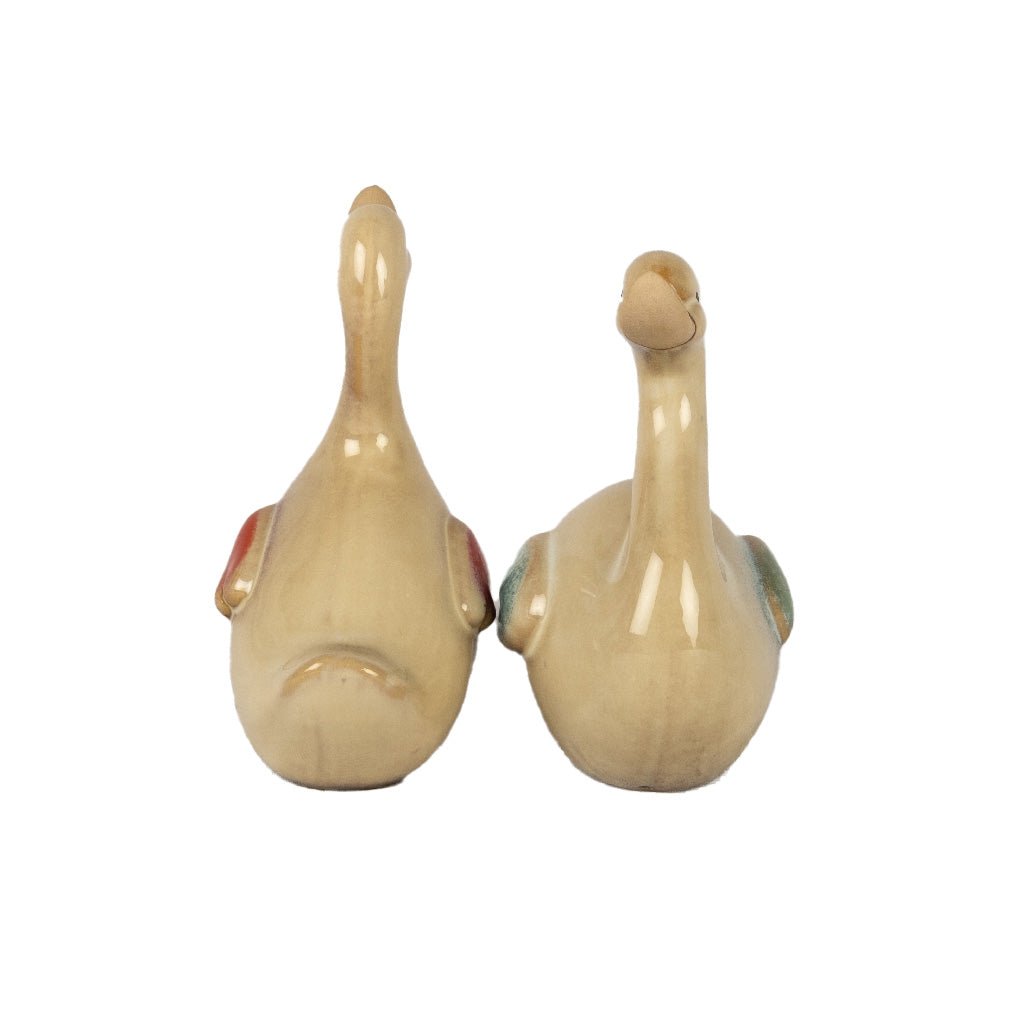 Duck Couple Miniature Figurine | 4 x 3 x 5 inches