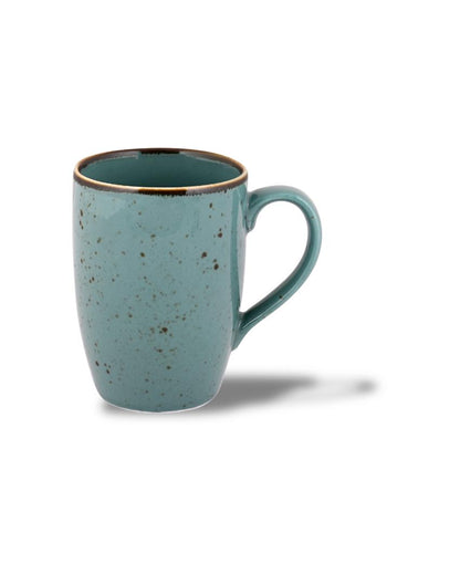 Doppio Green Forest Porcelain Coffee Mug | Set Of 6