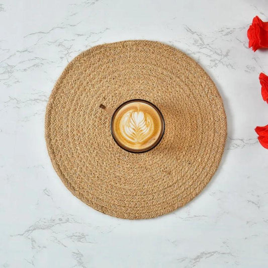 Round Jute Placemat | 10 inches