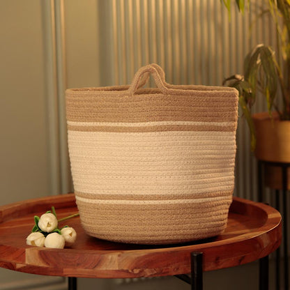 Thin Stripe Planter Basket | Multiple Sizes 10x10 inches