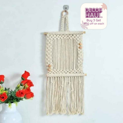 Macrame Hanging Photo Frame