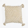 Slanting Lines Tufted Cushion Cover-Single | 16x16 inches