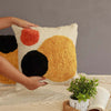 Dual Design Tufted Cushion Cover | 16x16 inches | Single, Set of 2