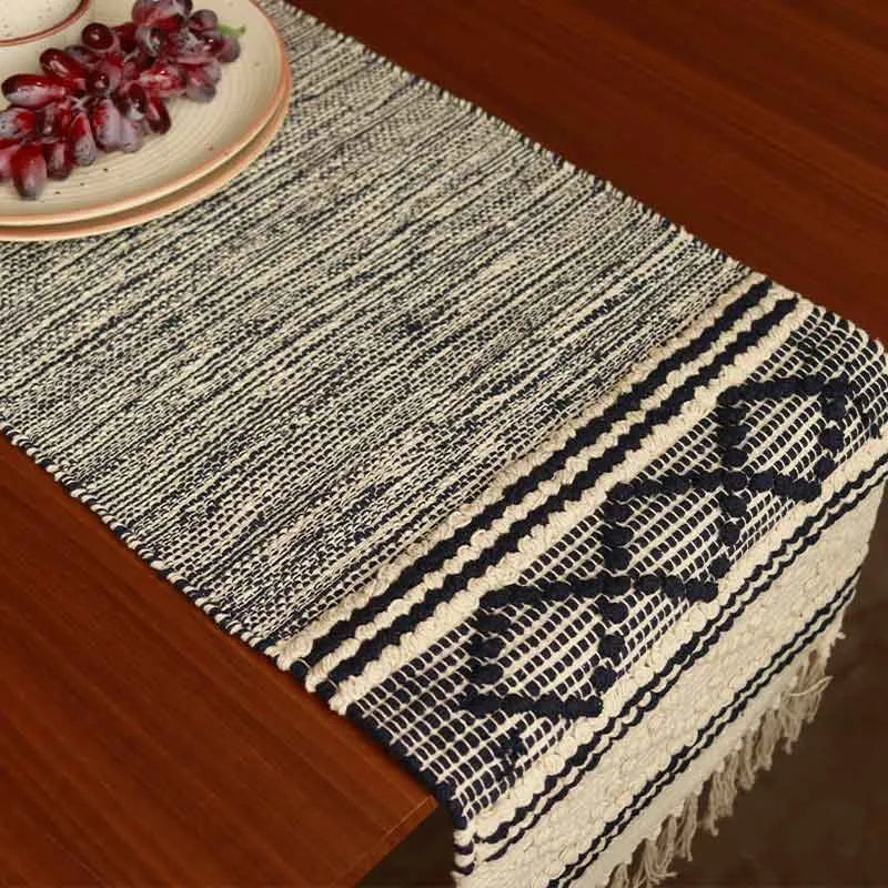Cotton Pitloom Table Runner | Multiple Colors | 14x54 inches