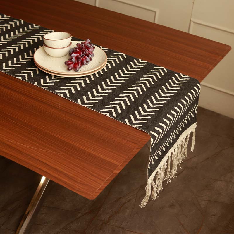Cotton Printed Table Pitloom Runner | 60x14 inches
