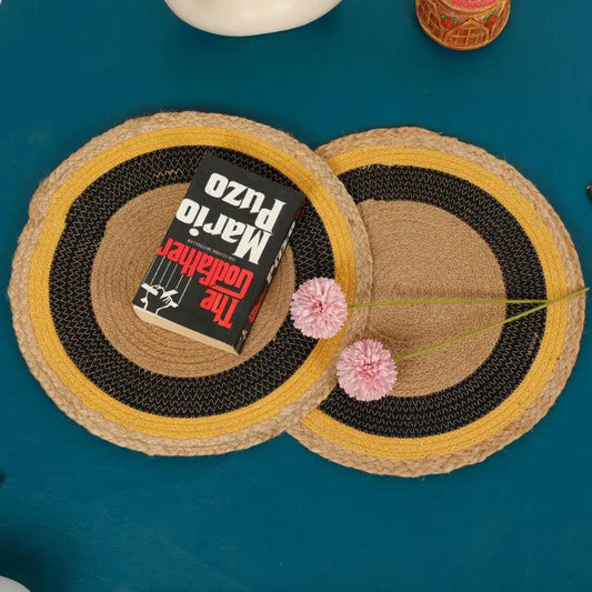 Modern Jute Placemats | 16 inches