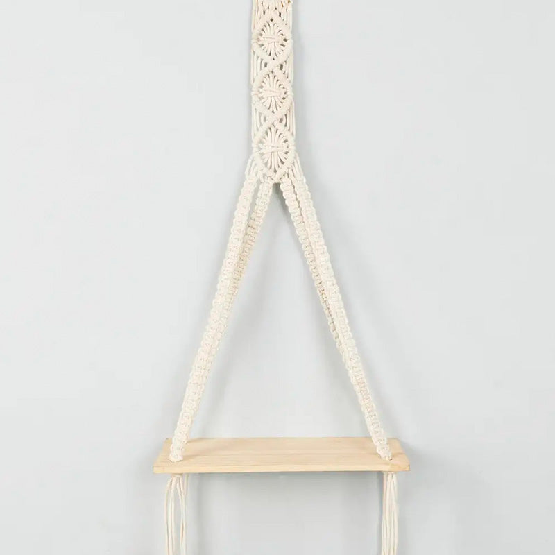 Off White Macrame Wall Hanging | 12 x 5 Inches Default Title