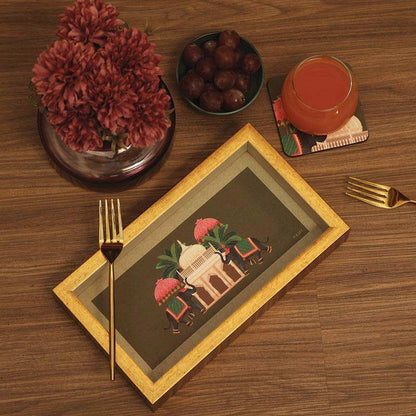 Picturesque Gajraj Series Tray 12 x  6 Inch