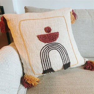 Tufted Cotton Cushion Cover (Single)