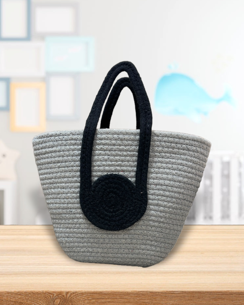 Handwoven Charm Women's Bucket Handbag | 8 x 11 x 8  inches