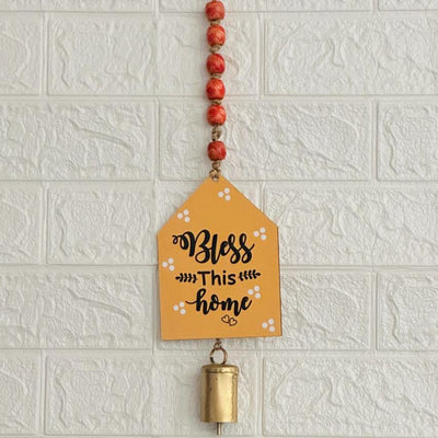 Bless This Home MDF Bell Hanging