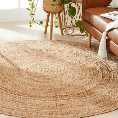 Winsome Round Jute Rug