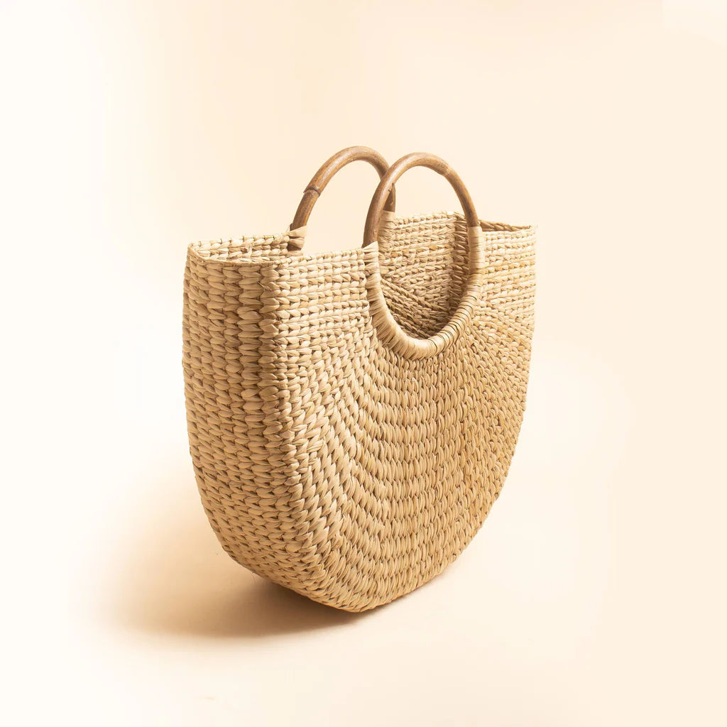 Kauna Grass U Shaped Small Tote Bag