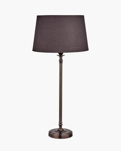 Elegant Table Lamp with Copper Antique Finish | 6 x 23 inches