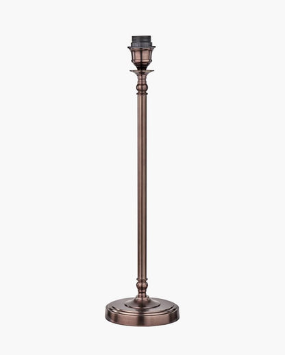 Elegant Table Lamp with Copper Antique Finish | 6 x 23 inches